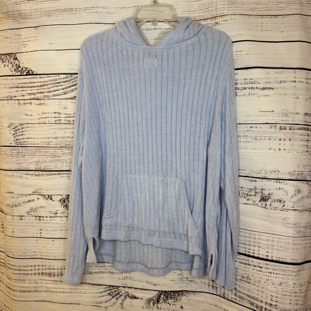 Cabernet Soft Blue PJ hoodie